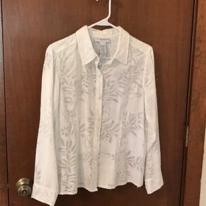 Sag Harbor flower print blouse